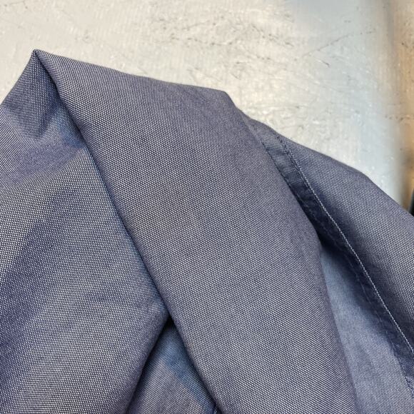 Ted Baker Jacket Full Zip Lightweight Blue Cotton Blend Size Unknown - Picture 11 of 11